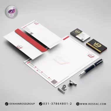 طراحی ست اداری گروه مهندسی وارنا