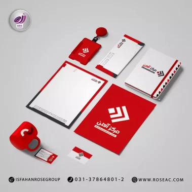 طراحی ست اداری شرکت مرکز آهن