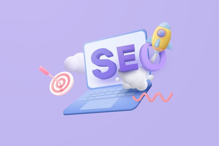 3d-seo-optimization-with-rocket-marketing-social-media-concept-interface-web-analytics-strategy-rese